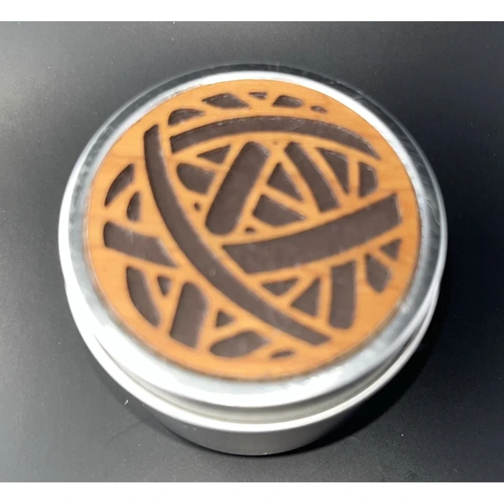 Dreambox Trinket Jewelry Box Wood Inlay Aluminum Aft Deco‎ Wishes Fantasy Legend